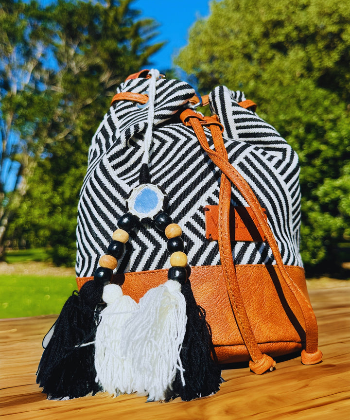 Stylish Multi Aztec Jacquard Sling Bag - Bagpac