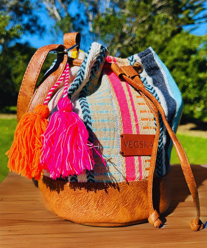 Stylish Multi Aztec Jacquard Sling Bag - Bagpac