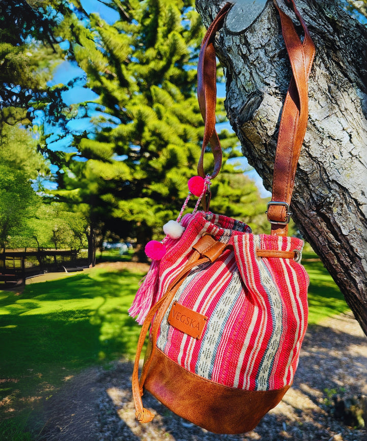 Stylish Multi Aztec Jacquard Sling Bag - Bagpac