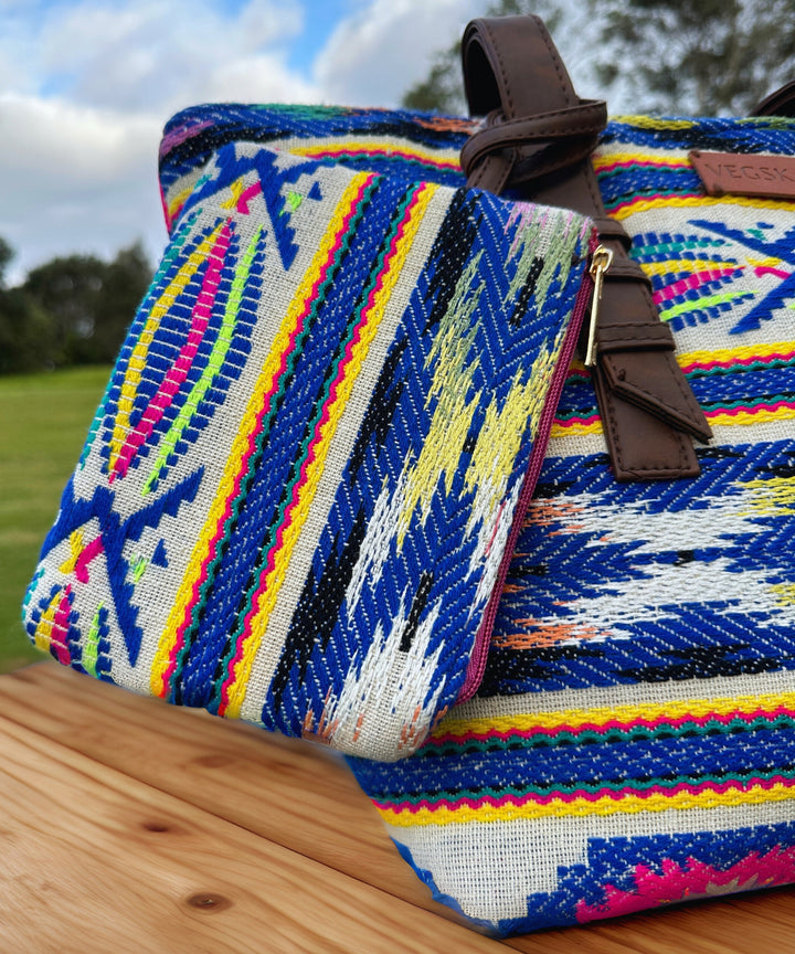 Women Multicolor Tote Bag With Coin Pouch - Bagpac